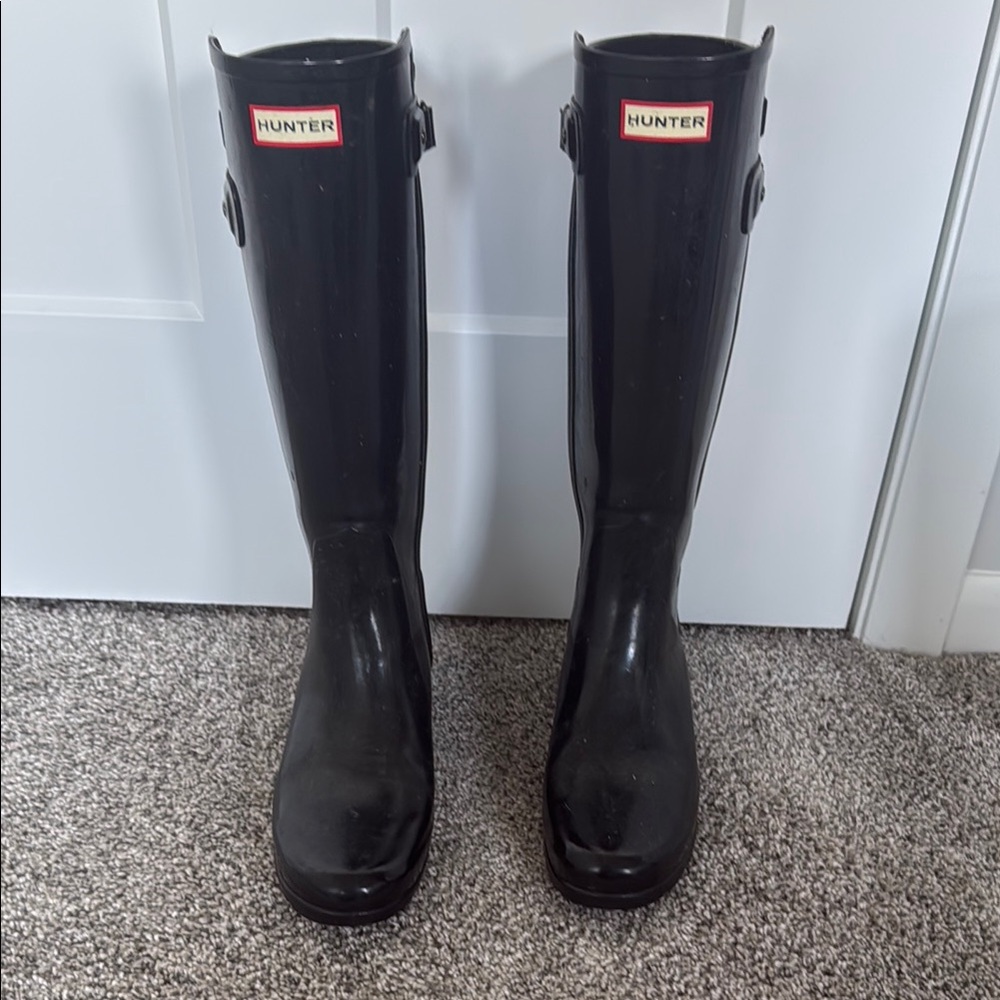 Hunter Black Rain Boots